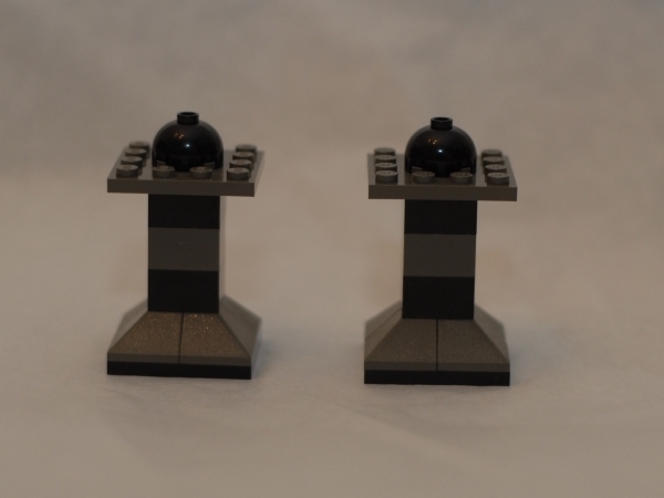 The LEGO chess set -- Two Black Pawns
