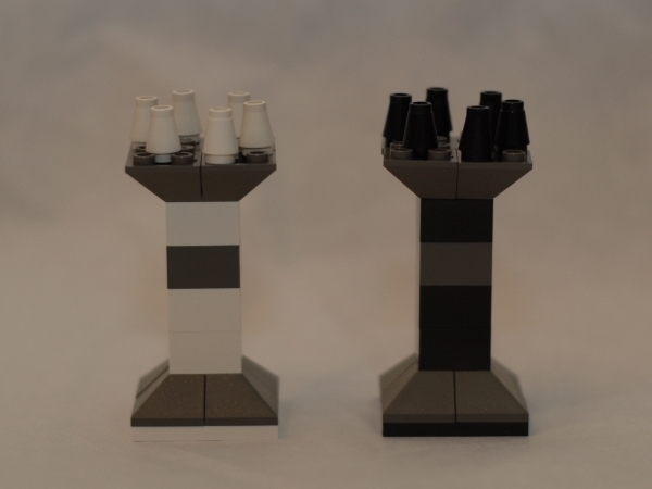 The LEGO chess set -- Two Rooks